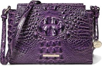 Brahmin Hillary Cross Body Womens Handbags Heroic Purple, Leather