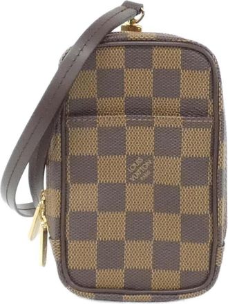 Louis Vuitton Ebene Coated Canvas Pouch (Pre-Owned)