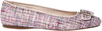 Baldinini Multicolor Tweed Ballerina - Dames - Ballerinas - Veelkleurig - 36 EU - Tweed - Schoenen