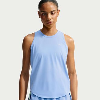 Nike Womens Swift Dri-FIT Running Tank Top in Blue | IU1033-468