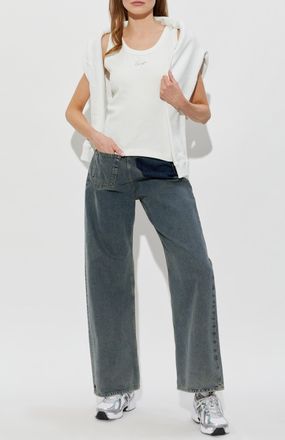 Kenzo Top With Z Logo, Womens, White