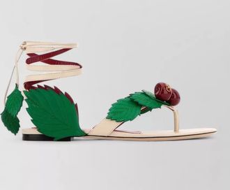 Valentino Garavani leather thong sandals