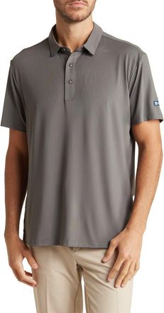 Tom Baine Performance Solid Polo in Charcoal at Nordstrom Rack, Size Xx-Large