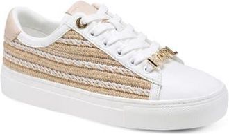 Karl Lagerfeld Cate Sneaker in Natural/Bright White at Nordstrom, Size 9