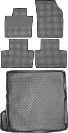 OEM Juego De Alfombrillas De Goma Para Coche Y Alfombrilla Para Maletero Para Volvo Xc90 Ii Suv A Partir De 2015