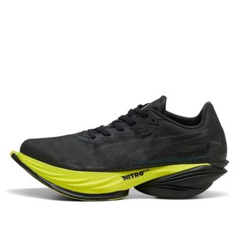 Puma (WMNS) PUMA x Aston Martin Aramco F1 Team Fast-R Nitro Elite 3 Black Lime Shimmer 314219-01