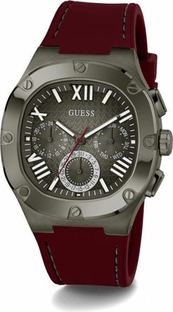 Guess Headline Multifunctioneel Horloge - Heren - Horloges - Rood - ONE Size - Accessoires
