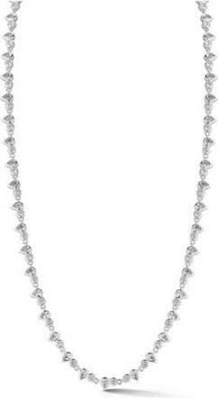 Glaze Jewelry Cubic Zirconia Tennis Necklace in Silver at Nordstrom Rack