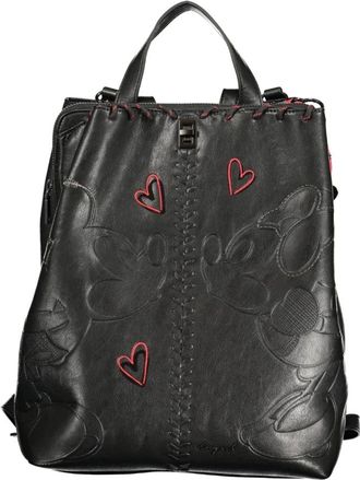 Desigual Backpacks, female, Black, Size: ONE SIZE All Mickey PU Sumi Backpack