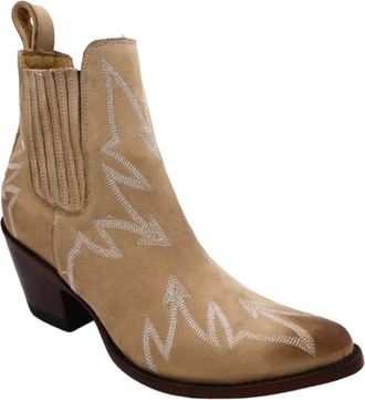Old Gringo Womens Chelsea Booties In Bone