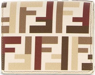 Fendi FF Jacquard Roma Tri-Fold Wallet