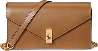 Polo Ralph Lauren Sport Calf Leather Chain Wallet in Tan at Nordstrom