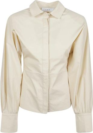 Iro Jannine Shirt - Dames - Overhemden - Beige - M - Katoen - Overhemden