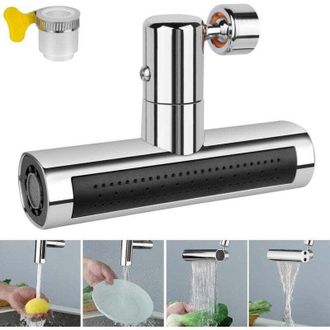 OEM Aeratore Per Rubinetto Gyrevole, Prolunga Per Rubinetto, 4 En 1, Gyrevole A 360&deg;, Anti-schizzo, Risparmio Idrico, Rubinetto Da Cucina Sostitutivo-crez