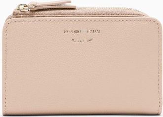 Emporio Armani Deer Print Leather Wallet