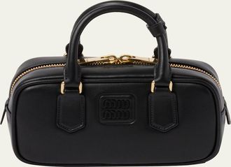 Miu Miu Padded Leather Top-Handle Bag