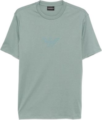 Emporio Armani Eagle Logo T-Shirt - Heren - T-shirts - Groen - 3XL - Tops