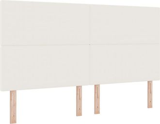 vidaXL Cabecero De Cama Dise&ntilde;o Sencillo Tela Pana Crema 180 Cm Vidaxl