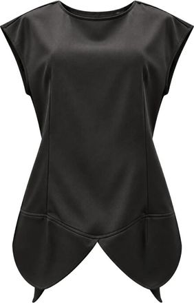 Meimeij Sculptural Top - Dames - Tops zonder mouwen - Zwart - XS - Polyester - Tops