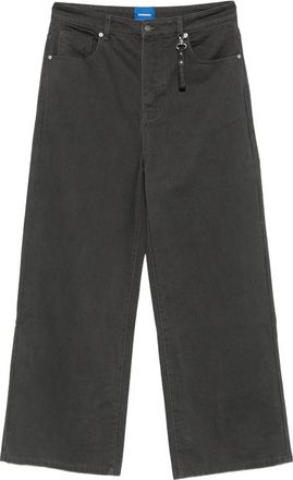 Dagger Logo-patch Wide-leg Jeans