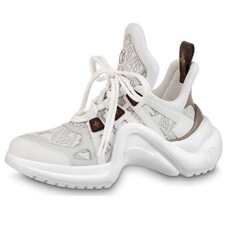 Louis Vuitton (WMNS) LOUIS VUITTON Archlight 1.0 Sneakers Beige with Monogram 1AAIX1