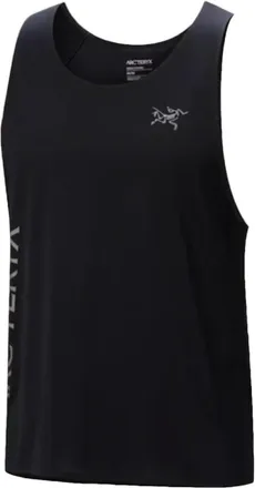 Arc'teryx Mens Norvan Downward Logo Tank Top Black XL