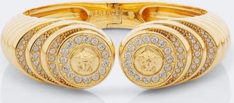 Versace Medusa embellished cuff bracelet