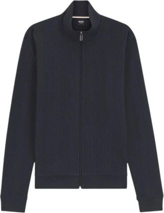 HUGO BOSS Felpa con zip - - Sweatshirts & Hoodies - Uomo - Blu - XL