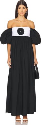 Caroline Constas Santina Dress In Black
