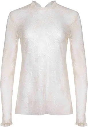 Alberta Ferretti Shirt Made Of Lace