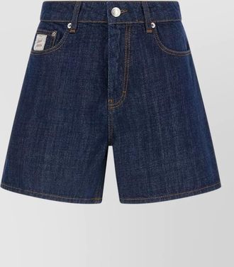 Ami cotton knee-length bermuda shorts
