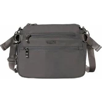 Baggallini Marais Crossbody Bag in Smoke Twill at Nordstrom