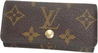 Louis Vuitton Pre-owned Canvas key-holders - Heren - Vintage Accessoires - Bruin - ONE Size - Vintage