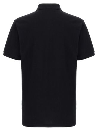 Moschino Mens Black Cotton Polo Shirt