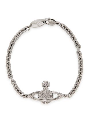 Vivienne Westwood Mini Bas Relief orb Bracelet - Black - 2 (XS)