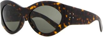Saint Laurent Zonnebril van puur acetaat - unisex - Zonnebrillen - Bruin - ONE Size - Accessoires