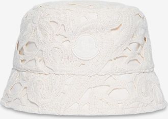 Moncler Gebl&uuml;mter Makramee-Anglerhut