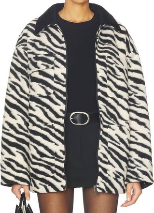 Sanctuary Soiree Barn Jacket In Zebra