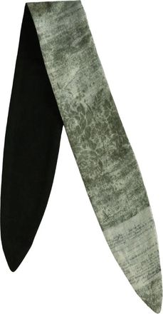 Ziggy Chen wool scarf - Verde