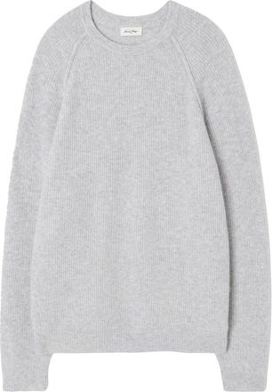 American Vintage Damsville Pullover - Dames - Truien - Grijs - Maat: M Wol