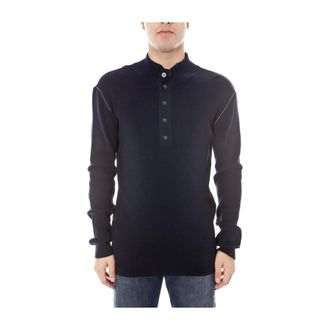 Armani Jeans Heren, Truien, Blauw, Maat: 2XL Acryl