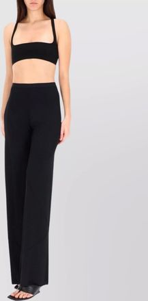 Rick Owens cropped sleeveless square neck top