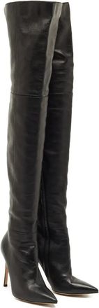 Gianvito Rossi Stivali Hansen sopra il ginocchio - Nero
