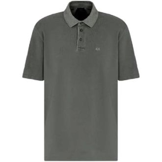 A|X Armani Exchange Polo Shirt - Heren - Polos - Groen - XL - Katoen - Tops