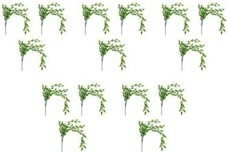 OEM 15 Piezas De Guirnaldas De Flores Artificiales De L&uacute;pulo, Plantas Colgantes De Enredaderas Artificiales Para Decoraci&oacute;n De Interiores Y Exteriores, Po