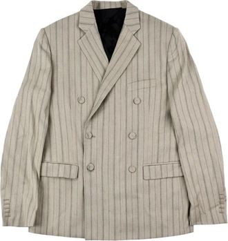 424 Giacca Uomo Jacket - Heren - Business blazers - Grijs - M - Leer - Kostuums