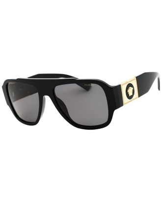 Versace Mens 57Mm Polarized Sunglasses