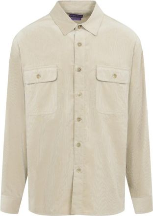 Ralph Lauren L/S Sport Shirt - Heren - Casual Overhemden - Beige - XL - Katoen - Overhemden
