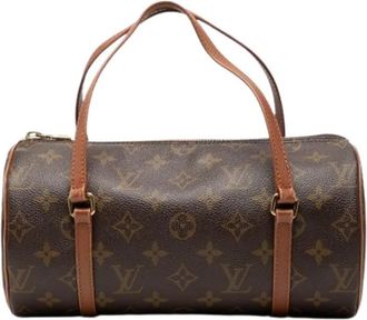Louis Vuitton Pre-owned Vintage Fabric Handbag - Dames - Vintage Handtas - Bruin - ONE Size - Vintage