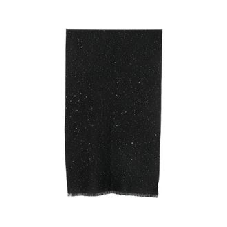 D'Aniello Sequin-embellished Frayed Scarf